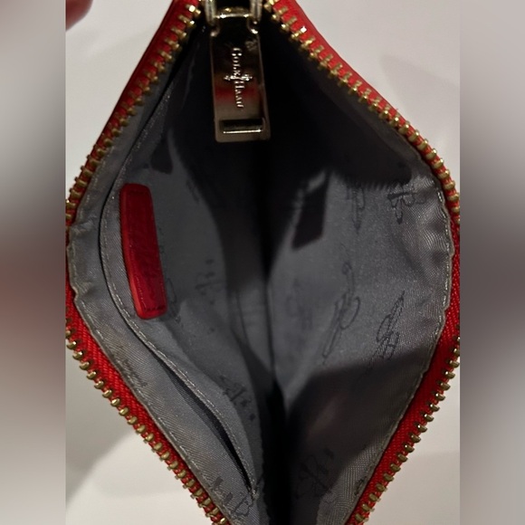 Cole Hann Red Patent Leather Wallet clutch - Picture 5 of 6